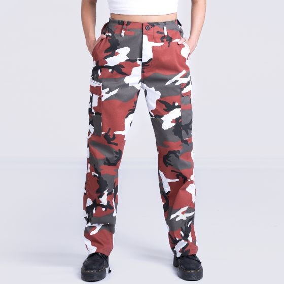 Mil-Tec Ranger Hose Damen - Red Camo