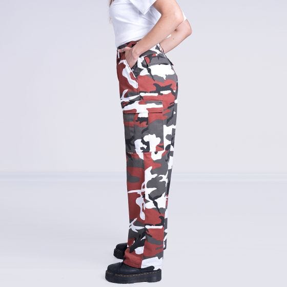 Mil-Tec Ranger Hose Damen - Red Camo