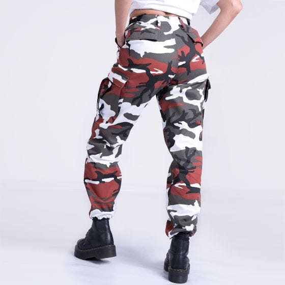 Mil-Tec Ranger Hose Damen - Red Camo