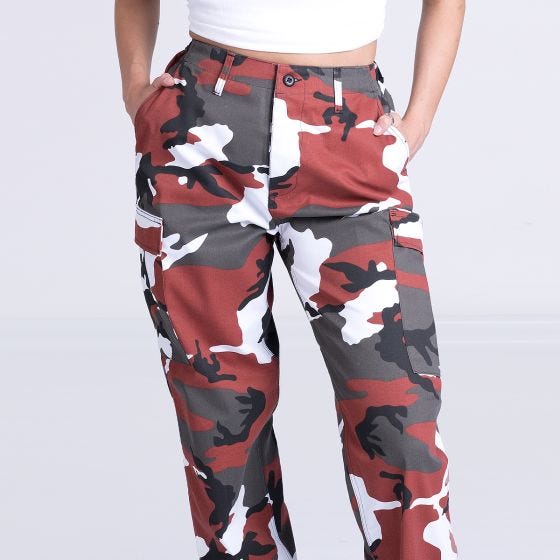 Mil-Tec Ranger Hose Damen - Red Camo