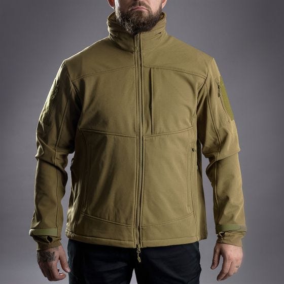 STOIRM Tactical Softshell-Jacke - Coyote Tan