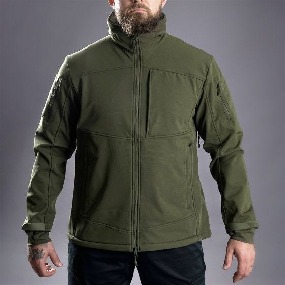 STOIRM Tactical Softshell-Jacke - Olivgrün