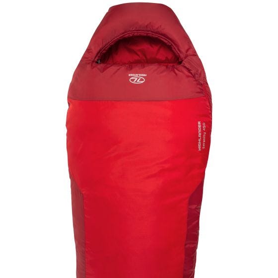 Highlander Serenity 450 Mumienschlafsack - Rot