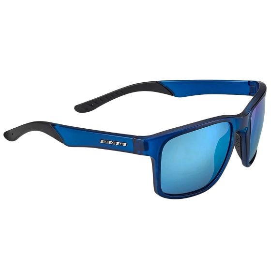 Swiss Eye Life Sonnenbrille - Smoke BW Revo-Linse / Dunkelblau matt/Schwarzer Rahmen