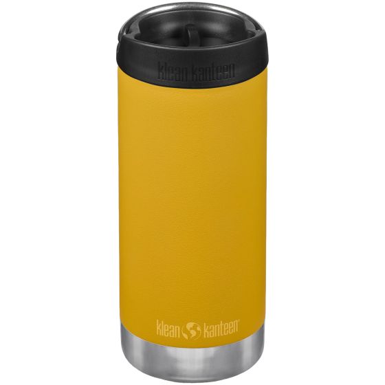 Klean Kanteen TKWide 355 ml Isolierte Trinkflasche mit Café Cap - Marigold
