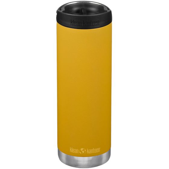 Klean Kanteen TKWide 592 ml Isolierte Trinkflasche mit Café Cap - Marigold
