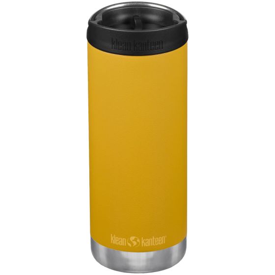 Klean Kanteen TKWide 473 ml Isolierte Trinkflasche mit Café Cap - Marigold