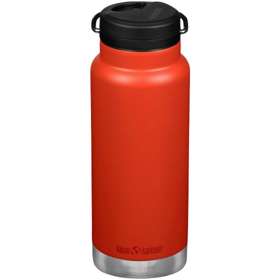 Klean Kanteen TKWide 946 ml Isolierte Trinkflasche mit Twist Cap w/Straw - Tiger Lilly