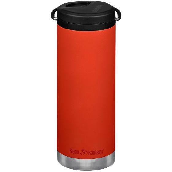 Klean Kanteen TKWide 592 ml Isolierte Trinkflasche mit Twist Cap w/Straw - Tiger Lilly