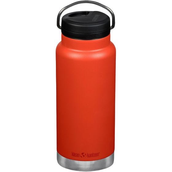 Klean Kanteen TKWide 946 ml Isolierte Trinkflasche mit Twist Cap w/Straw - Tiger Lilly