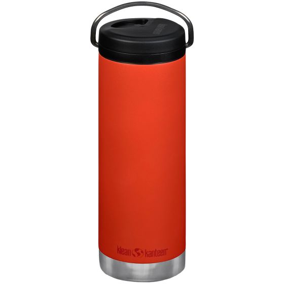 Klean Kanteen TKWide 592 ml Isolierte Trinkflasche mit Twist Cap w/Straw - Tiger Lilly
