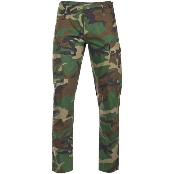 Teesar US BDU-Hose aus Ripstop-Gewebe Slim-Fit-Passform Woodland