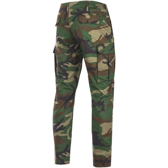 Teesar US BDU-Hose aus Ripstop-Gewebe Slim-Fit-Passform Woodland