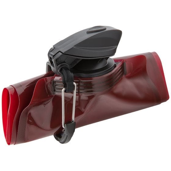 Vapur Wide Mouth Flasche 1 L - Burgunderrot