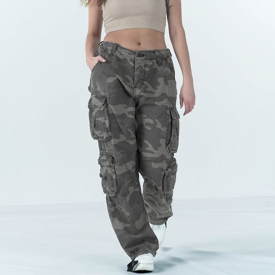 Surplus Airborne Vintage Hose Damen - Black Camo