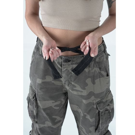 Surplus Airborne Vintage Hose Damen - Black Camo