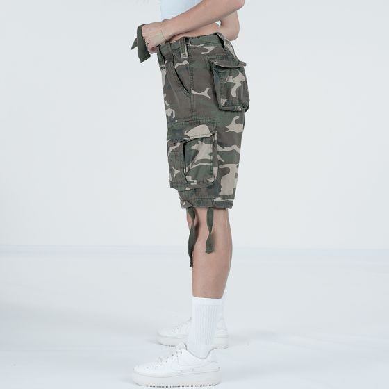 Surplus Airborne Vintage Shorts Damen - Verwaschenes Woodland