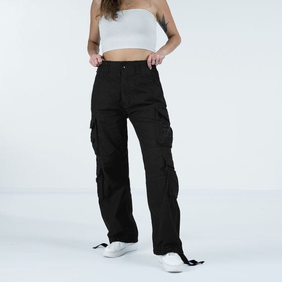 Brandit Pure Vintage Hose Damen - Schwarz