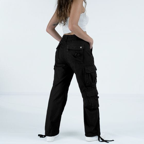 Brandit Pure Vintage Hose Damen - Schwarz