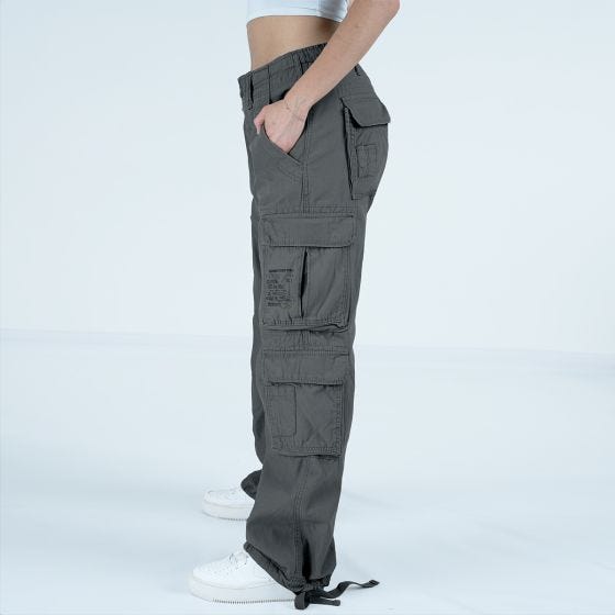 Brandit Pure Vintage Hose Damen - Anthrazit