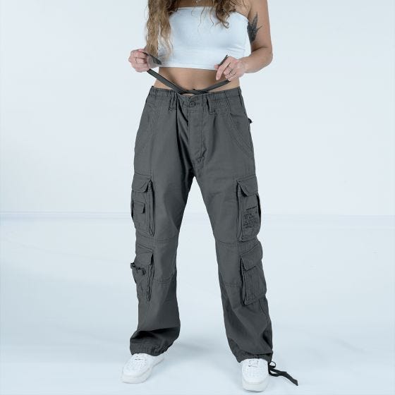 Brandit Pure Vintage Hose Damen - Anthrazit