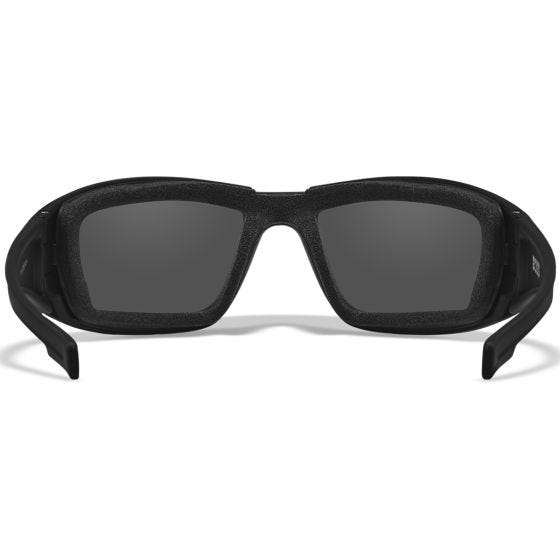 Wiley X WX Boss Brille - Silber Flash Lens / in Mattschwarz Frame