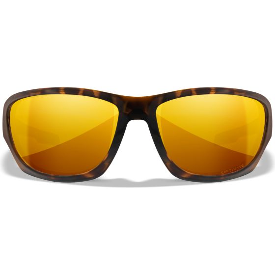 Wiley X WX Climb Brille - Captivate Polarized Bronze Mirror Lenses / Gloss Tortoise Frame