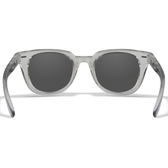 Wiley X WX Ultra Brille - Captivate Polarized Grau Lenses / Gloss Crystal Hellgrau Frame