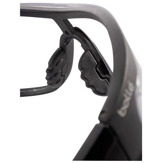 Bolle Raider Ballistische Schutzbrille - Gläser in Klar, Rauchgrau & Gelb / schwarzes Gestell