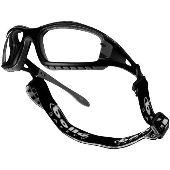 Bolle Tracker Schutzbrille klare Gläser schwarzes Gestell