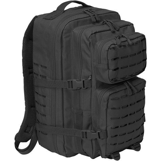Brandit US Cooper Lasercut Large Rucksack Schwarz