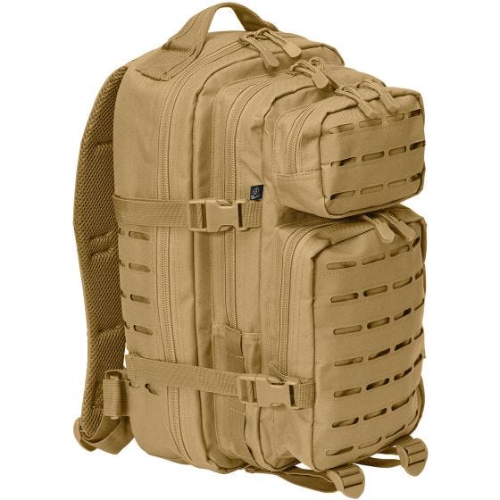 Brandit US Cooper Lasercut Medium Rucksack Camel