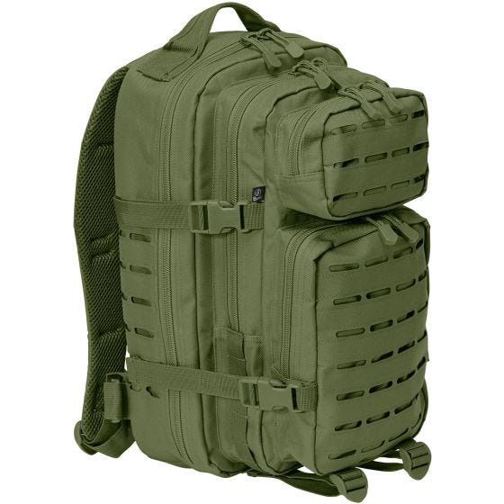 Brandit US Cooper Lasercut Medium Rucksack Olivgrün