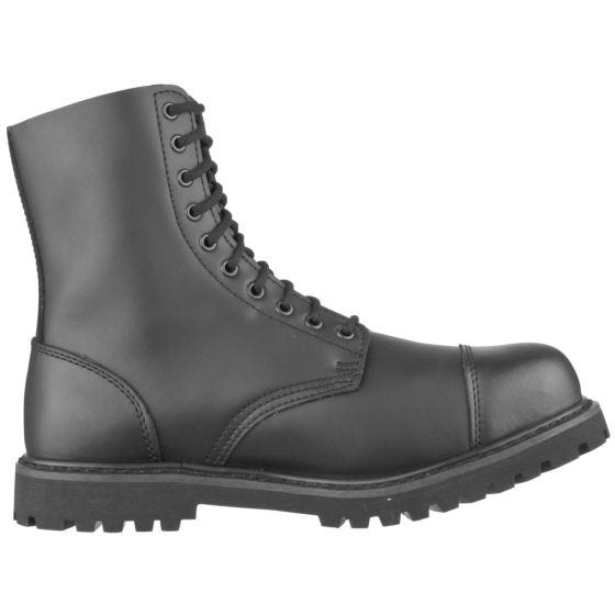 Brandit Phantom Stiefel mit 10 Ösen Schwarz