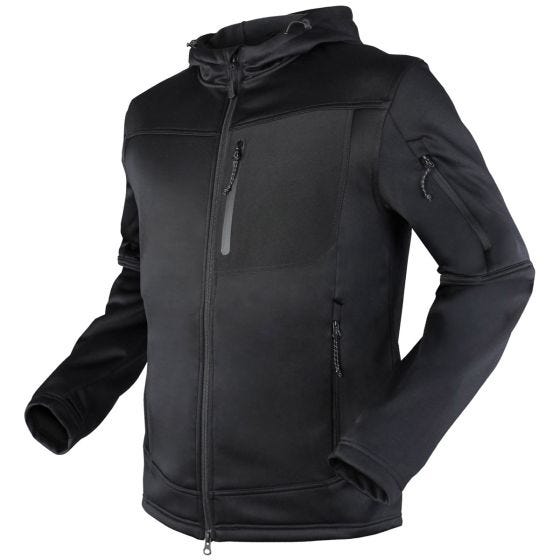 Condor Cirrus Funktionale Fleece-Jacke Schwarz