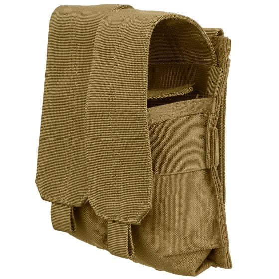 Condor Doppelmagazintasche für M4/M16 mit MOLLE-Befestigung Coyote Brown