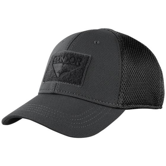 Condor Flex Mesh Taktische Basecap Schwarz