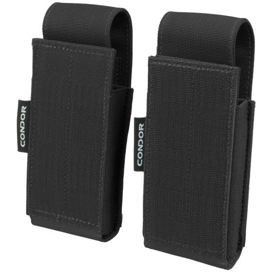 Condor QT Pistolenmagazintasche 2er-Pack - Schwarz