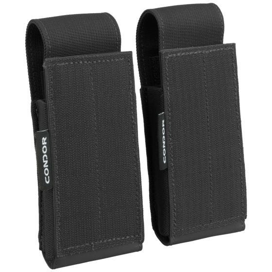 Condor QT Pistolenmagazintasche 2er-Pack - Schwarz