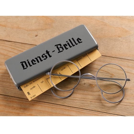 Mil-Tec Dienstbrille mit Metalletui