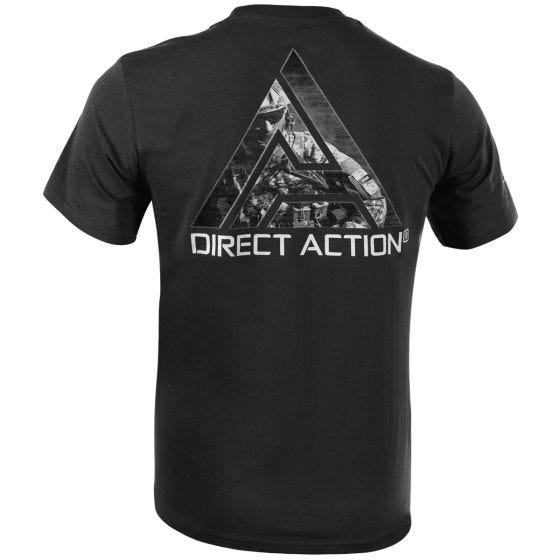 Direct Action D.A. 3 T-Shirt mit Logo Schwarz