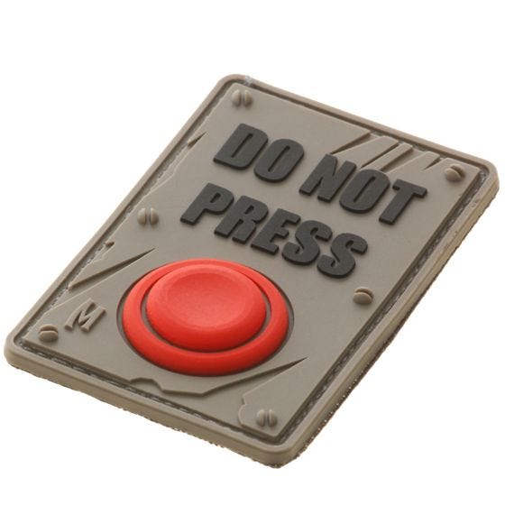 Maxpedition Patch mit Schriftzug „Do Not Press“ SWAT