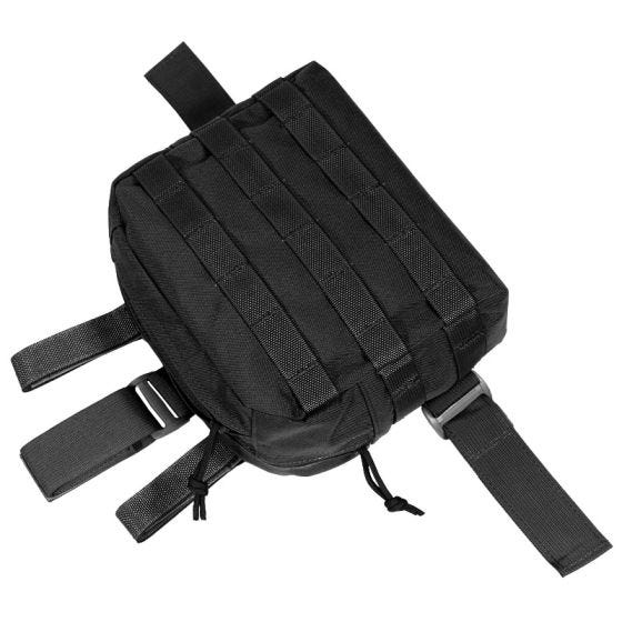Flyye Drop Leg Beinholster-Tasche für Zubehör MOLLE-Befestigungssystem Schwarz