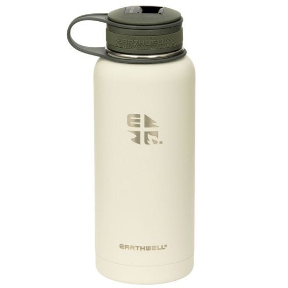 Earthwell Kewler Vakuum-Trinkflasche mit Flaschenöffner 946 ml Baja Sand