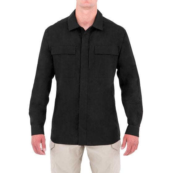 First Tactical Tactix Herren BDU-Hemd langärmelig Schwarz