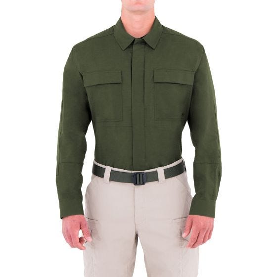 First Tactical Tactix Herren BDU-Hemd langärmelig OD Green