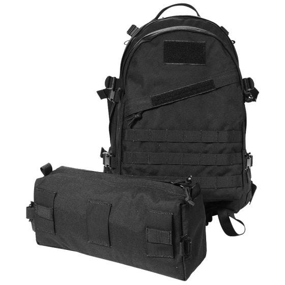 Flyye MOLLE AIII Zusatz-Tasche für Rucksack Schwarz
