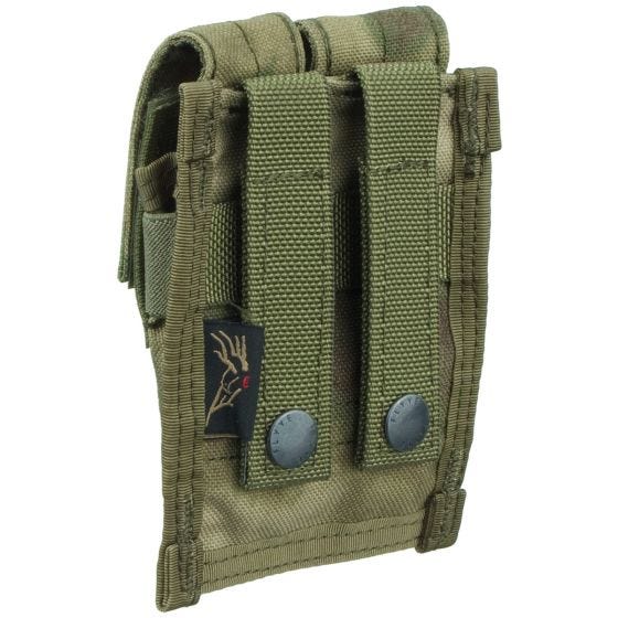 Flyye Doppel-Magazintasche für 9 mm-Kaliber MOLLE-Befestigungssystem A-TACS FG