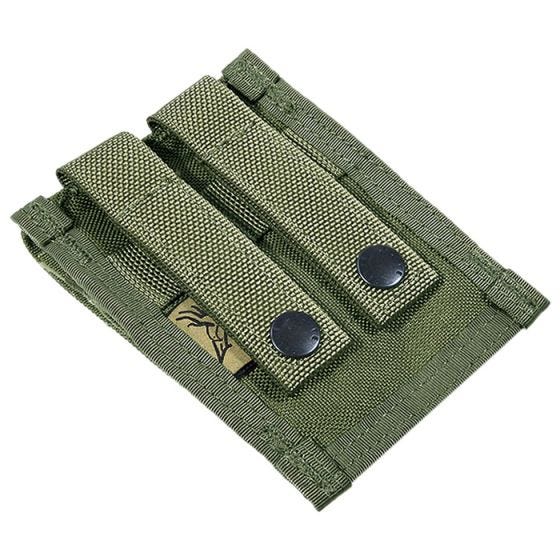 Flyye Doppel-Magazintasche für 9 mm-Kaliber MOLLE-Befestigungssystem Ranger Green