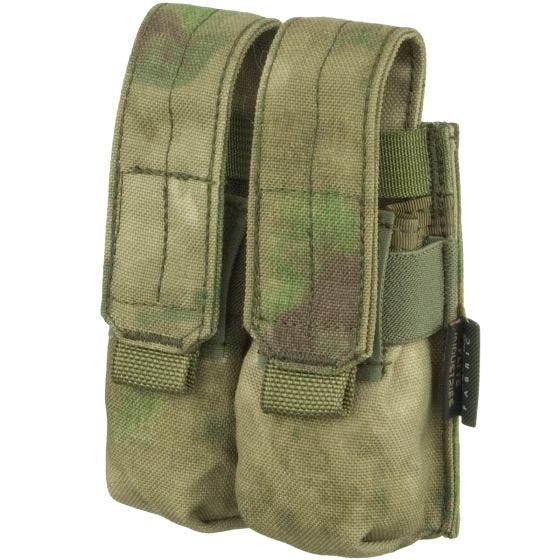 Flyye Ver. FE Doppel-Magazintasche für 9 mm-Kaliber MOLLE-Befestigungssystem A-TACS FG